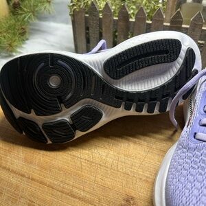 Purple and White Athletic Shoes Brooks